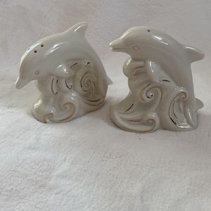 Lenox Dolphin Salt and Pepper Shakers